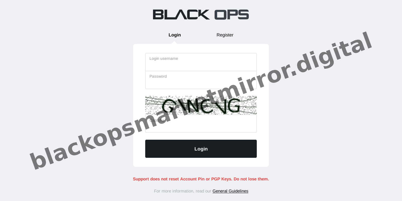 User Login Interface